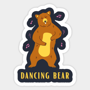 Dancing Bear Sticker